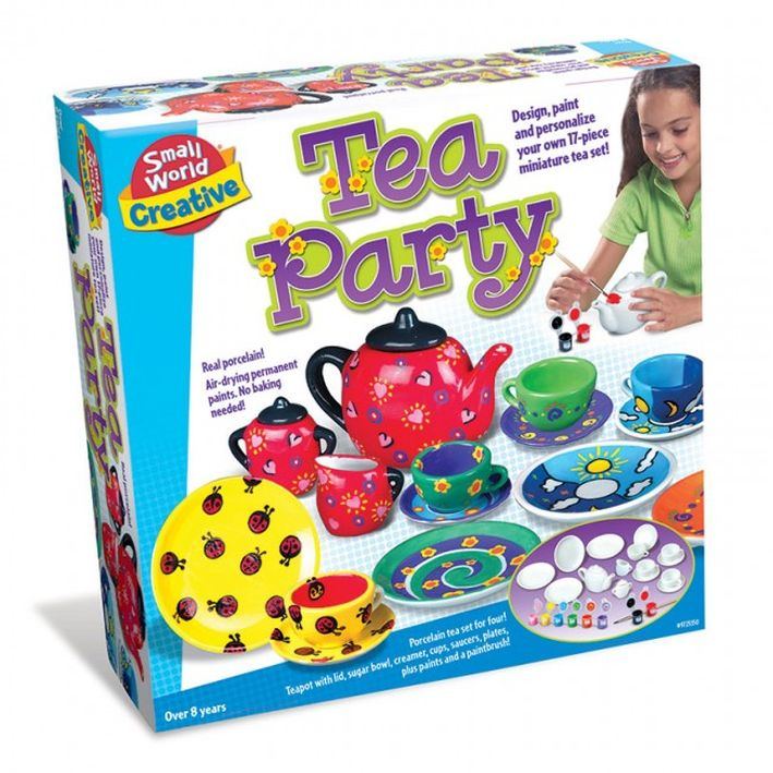 Tea Party set de thé à peindre