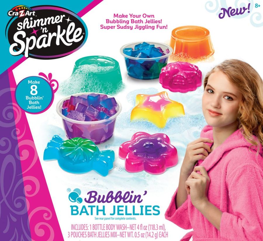 Shimmer-n-Sparkle Bubblin Bath Jellies