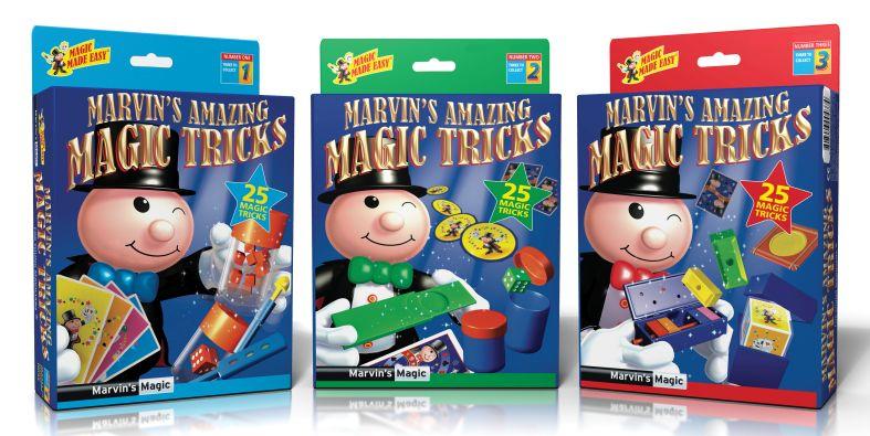 Marvin's Amazing Magic Tricks 1, 2 & 3 (4 x 3 sets