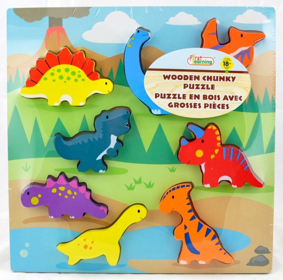 Chunky Wooden Puzzle, 8 pcs per PDQ