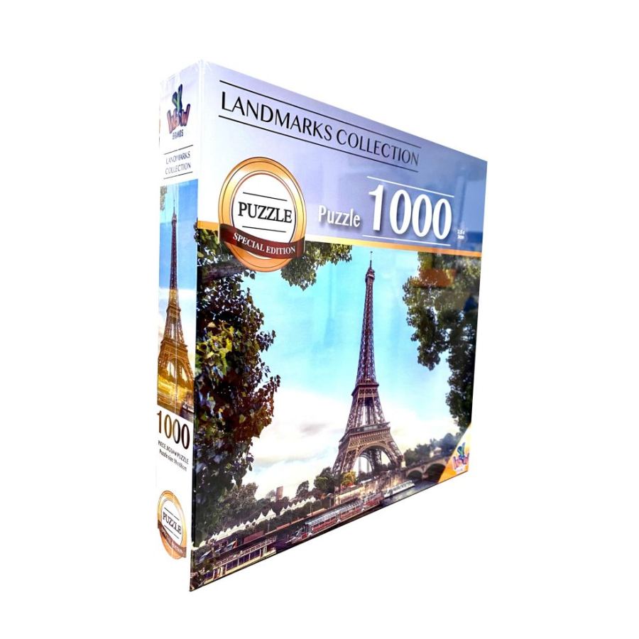 Pzl 1000      World Landmarks Jigsaw Puzzles - Eiffel Tower