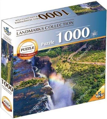 Pzl 1000      World Landmarks Jigsaw Puzzles - Victoria Falls