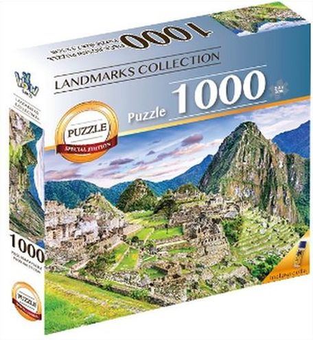 Pzl 1000      7 World Wonders Jigsaw Puzzles - Macchu Picchu
