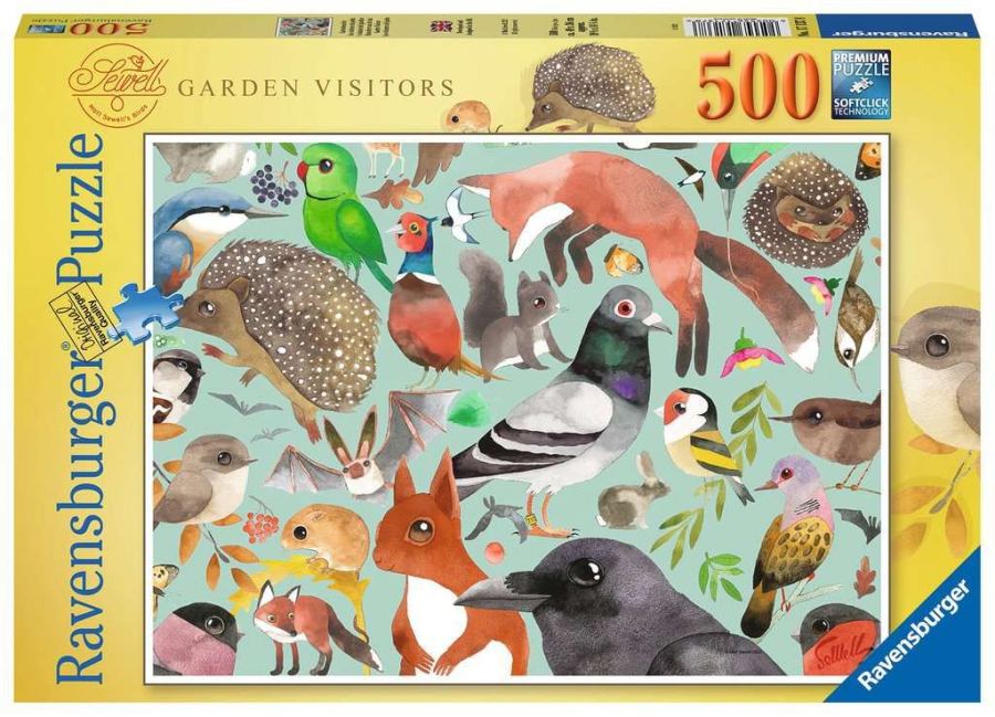 Puzzel - Bezoekers van de tuin - 500st