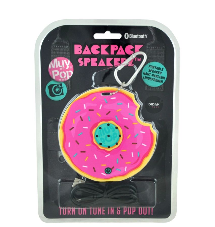 Muy pop backpack speaker - donut