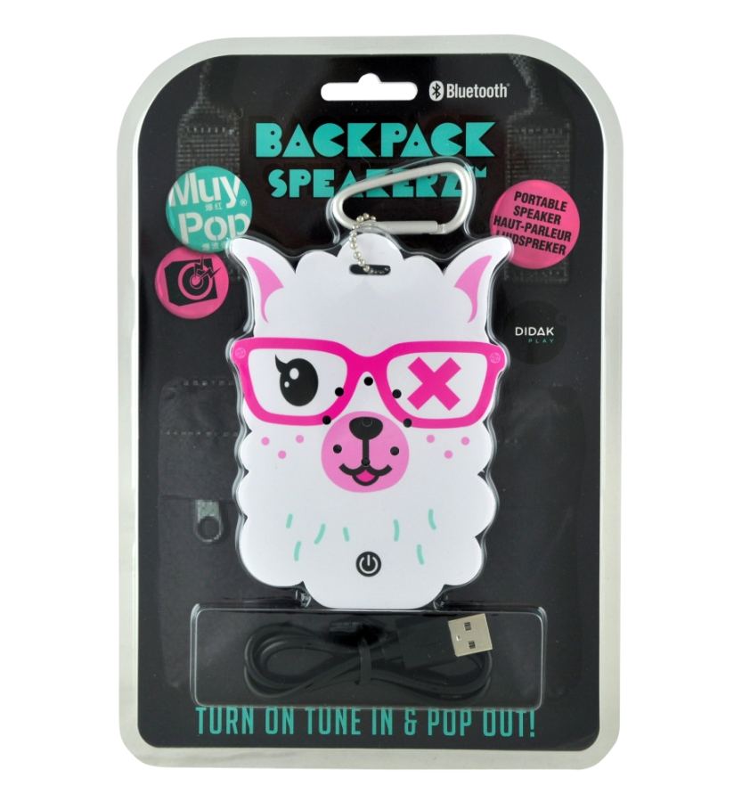 MUY POP BACKPACK SPEAKER - LLAMA
