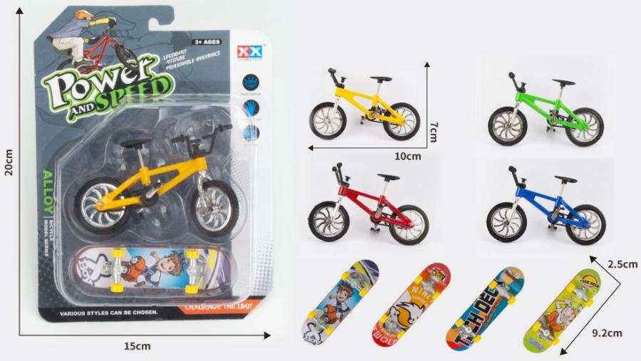 Die-Cast Bicycle Play Set