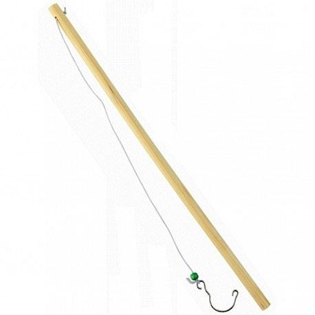 WOODEN FISHING ROD 45 CM