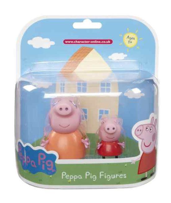 personages 2 volwassenen + 1 kind - Peppa Pig